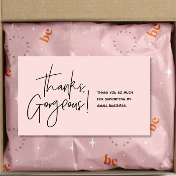 🆑 Gorgeous Thank You Insert Cards Pack of 30 - Picture 2 of 3